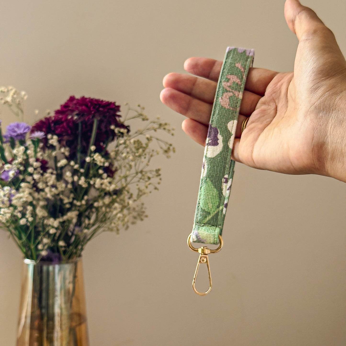 Keychain Wristlet - Meadow Song