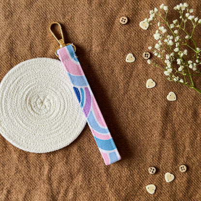 Keychain Wristlet - Rainbow Hills