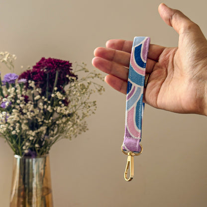 Keychain Wristlet - Rainbow Hills