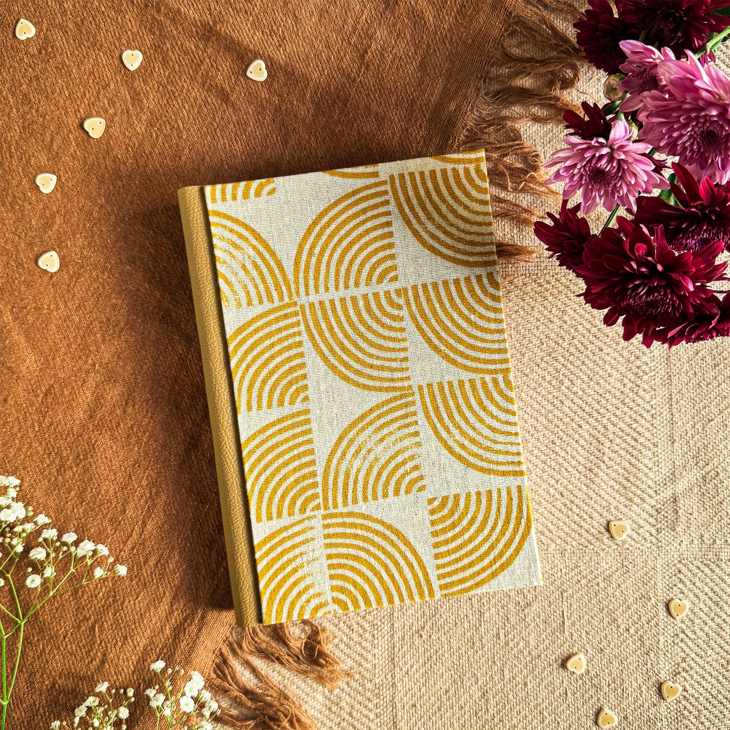 A5 SKETCHBOOK - Mustard Swirl