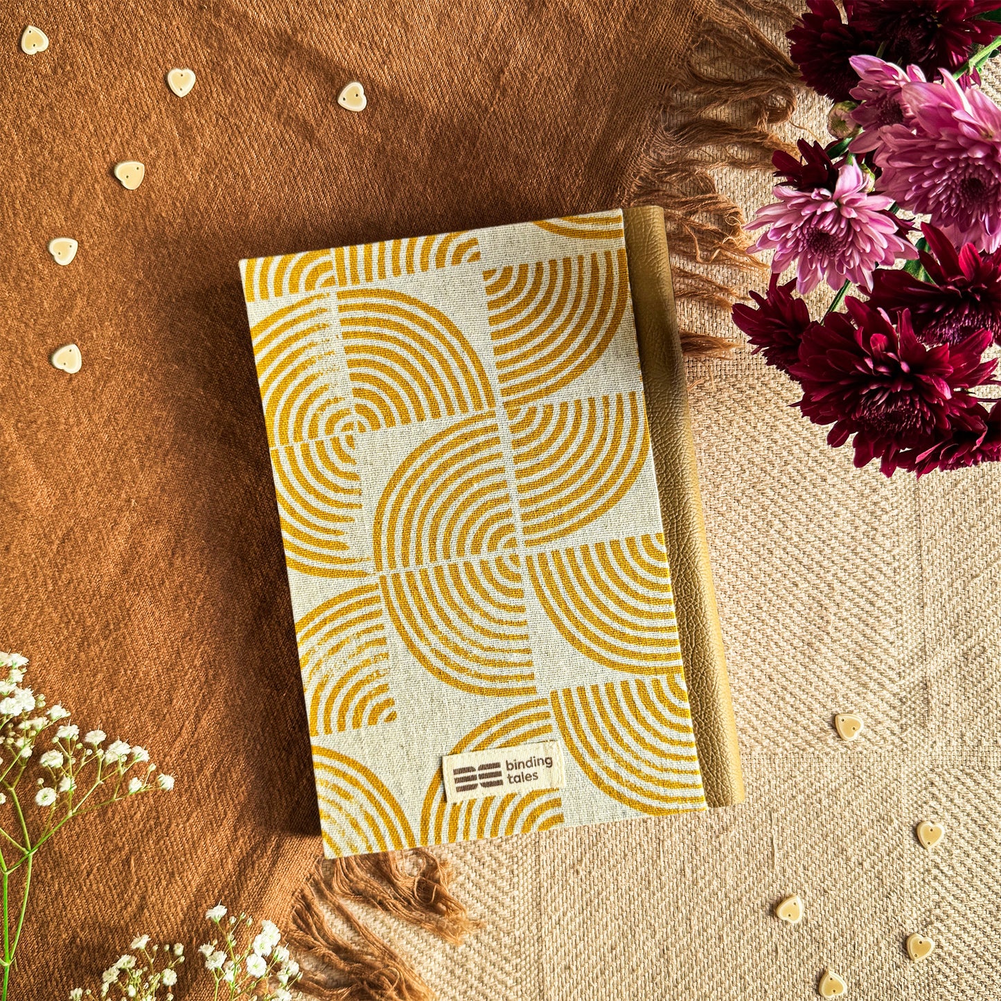 A5 SKETCHBOOK - Mustard Swirl