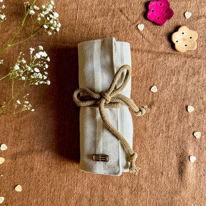 STATIONERY ROLL - Beige Stripes